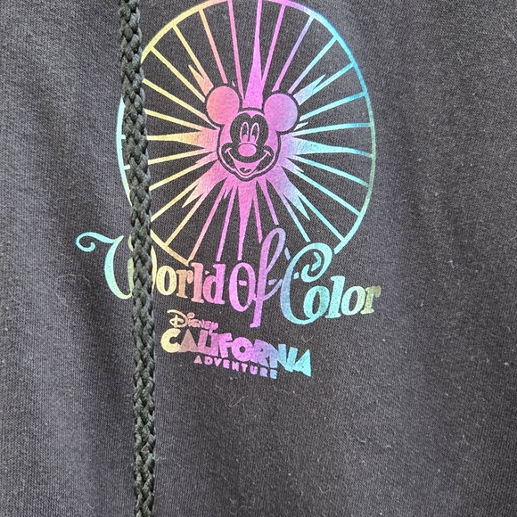 Disneyland California Adventure World Of Color Zip Up Hoodie - Picture 2 of 4